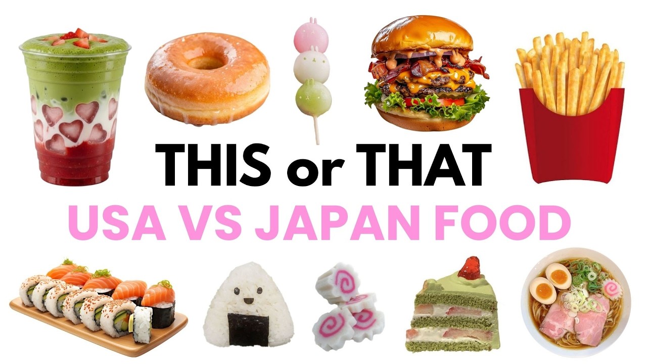 USA vs JAPAN: Ultimate Food Battle 🍔🍜🍕🍡🍙 | THIS or THAT