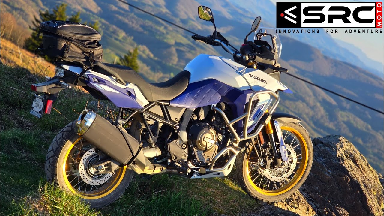 SRC MOTO Crash Bars, Skid Plate, & Headlight Guard Install on 2024 Suzuki V-Strom 800de