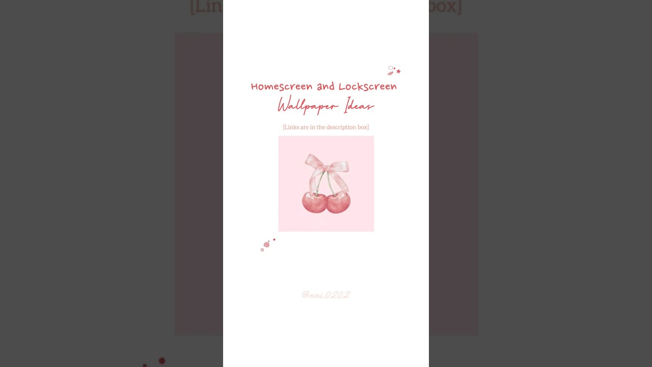 Homescreen and Lockscreen Wallpaper Ideas.🎀#explore#wallpaper#phonewallpaper#aesthetic
