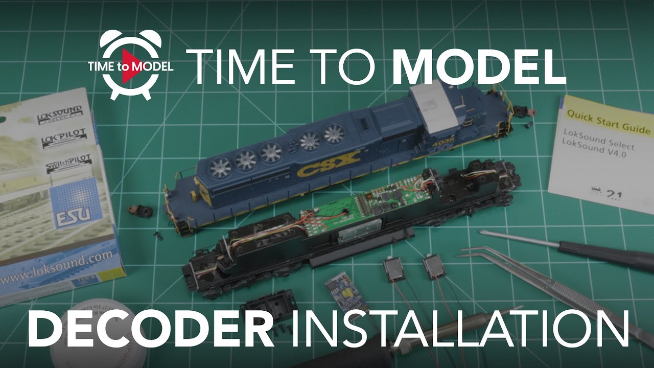 Time to Model: Installing a LokPilot DCC Decoder