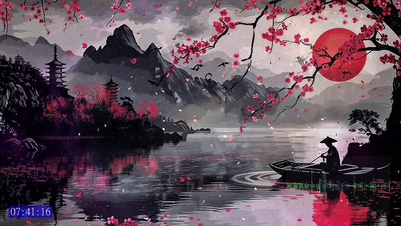 Soothing Bamboo Flute Sounds with Guzheng Harmony