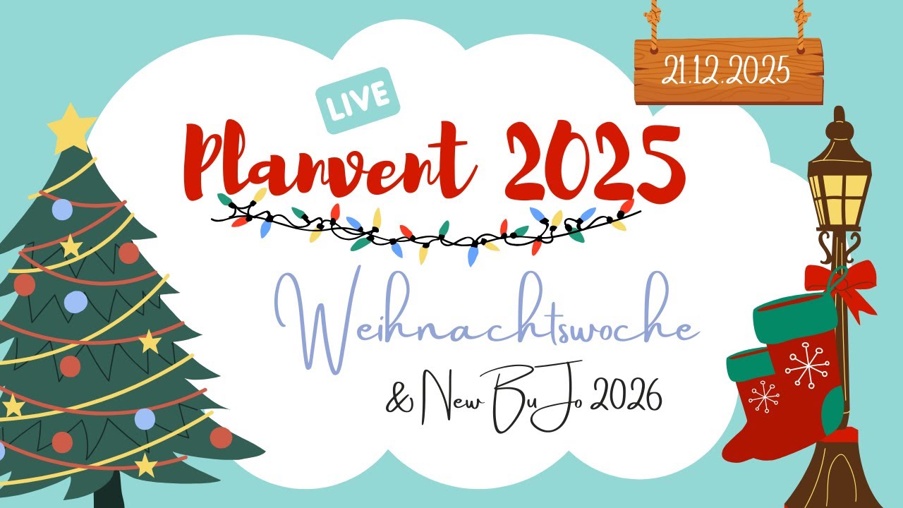 Planvent 2025 - Weihnachtswoche & BuJo 2026