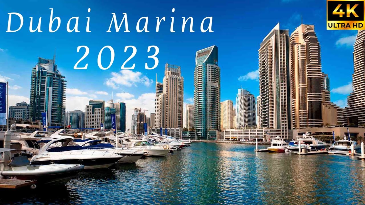 Dubai 🇦🇪 Dubai Marina 2023 [ 4K ] Walking Tour