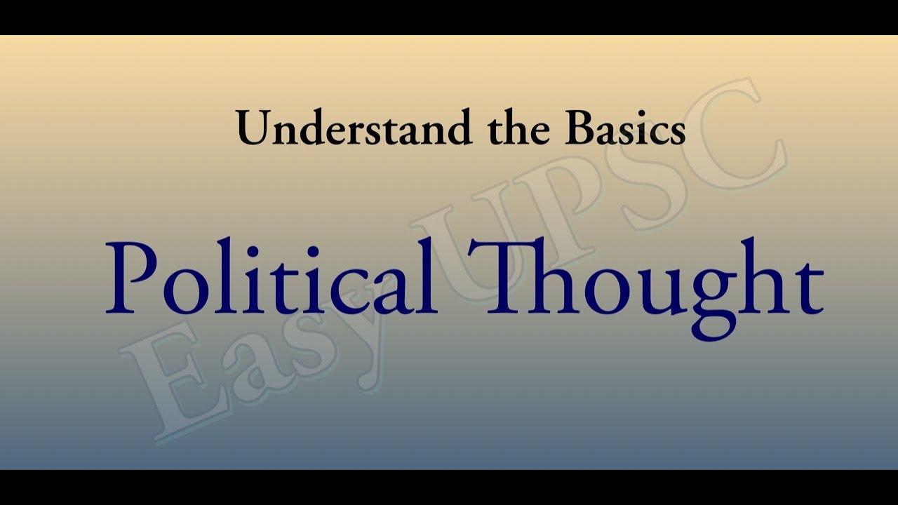 Meaning of Political Thought