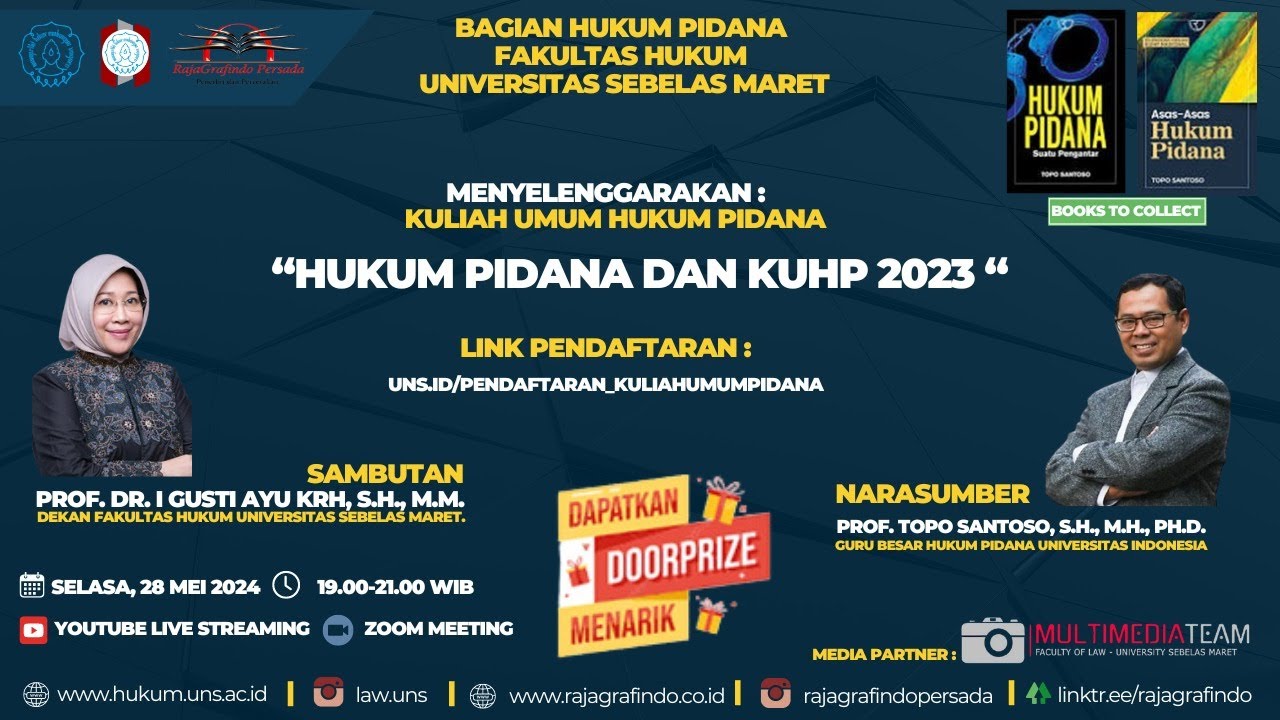 KULIAH HUKUM | Hukum Pidana Dan KUHAP 2023