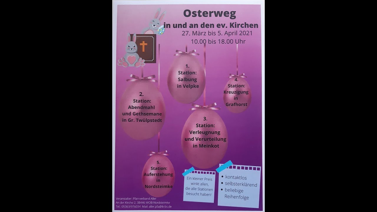 Osterweg des Pfarrverbands Aller
