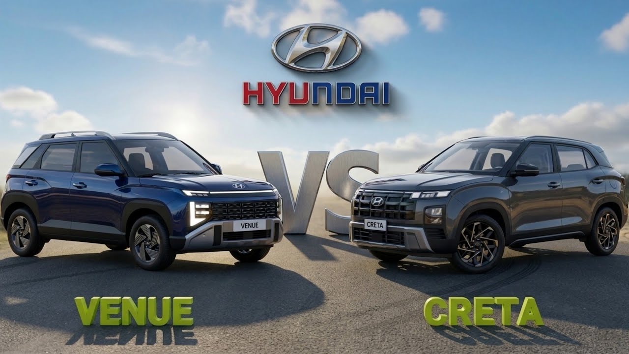 Сравнение автомобилей Hyundai Venue и Creta