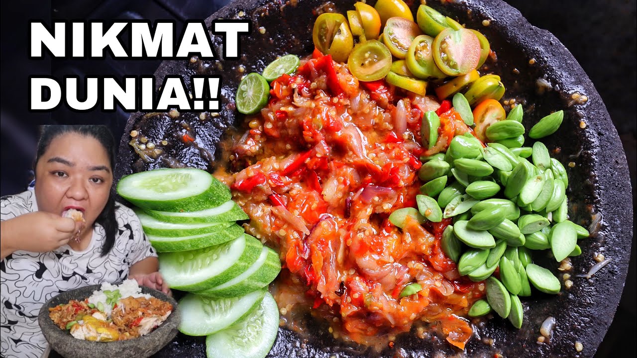 SAMBEL ALA ASMR MASAK2 DI RUMAH!! NIKMAT DUNIAWI 😋