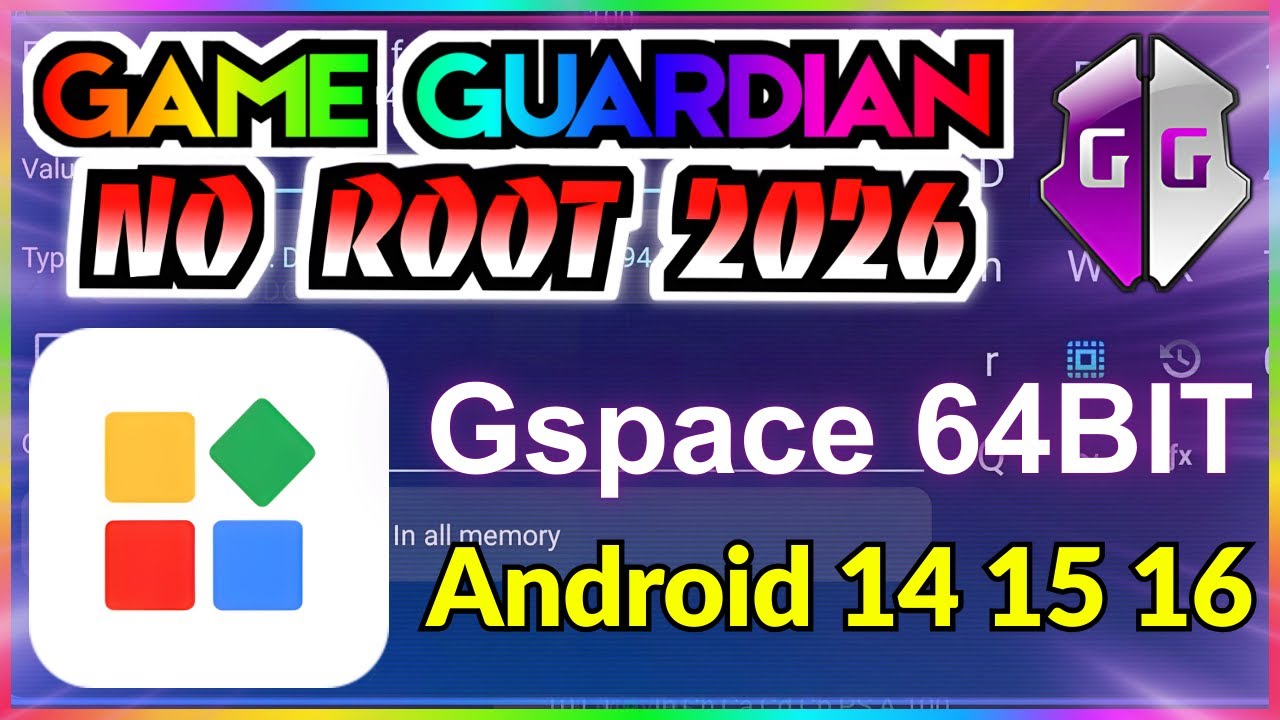 How to Install Game Guardian No Root - Gspace 2026 | Android 14 15 16