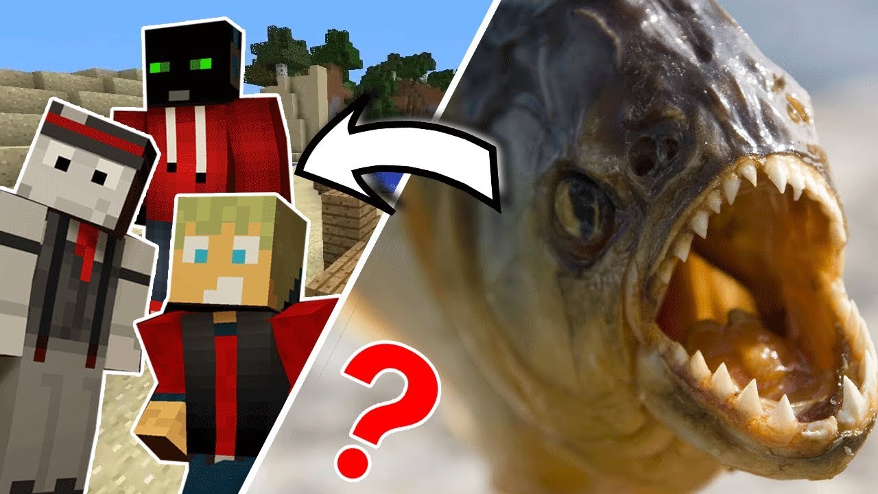 PIRAŇA v MINECRAFTE /w Marwex, Kelo