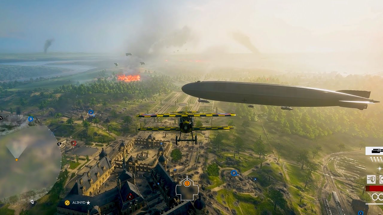 قيم كامل بالطائره الهجومية ✈️ Battlefield 1