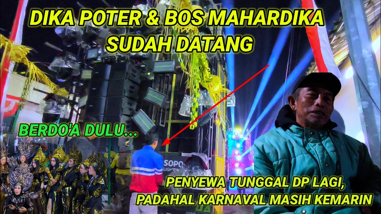 Dika poter & bos Mahardika datang, langsung dapat job lagi yg kemaren penyewa tunggal