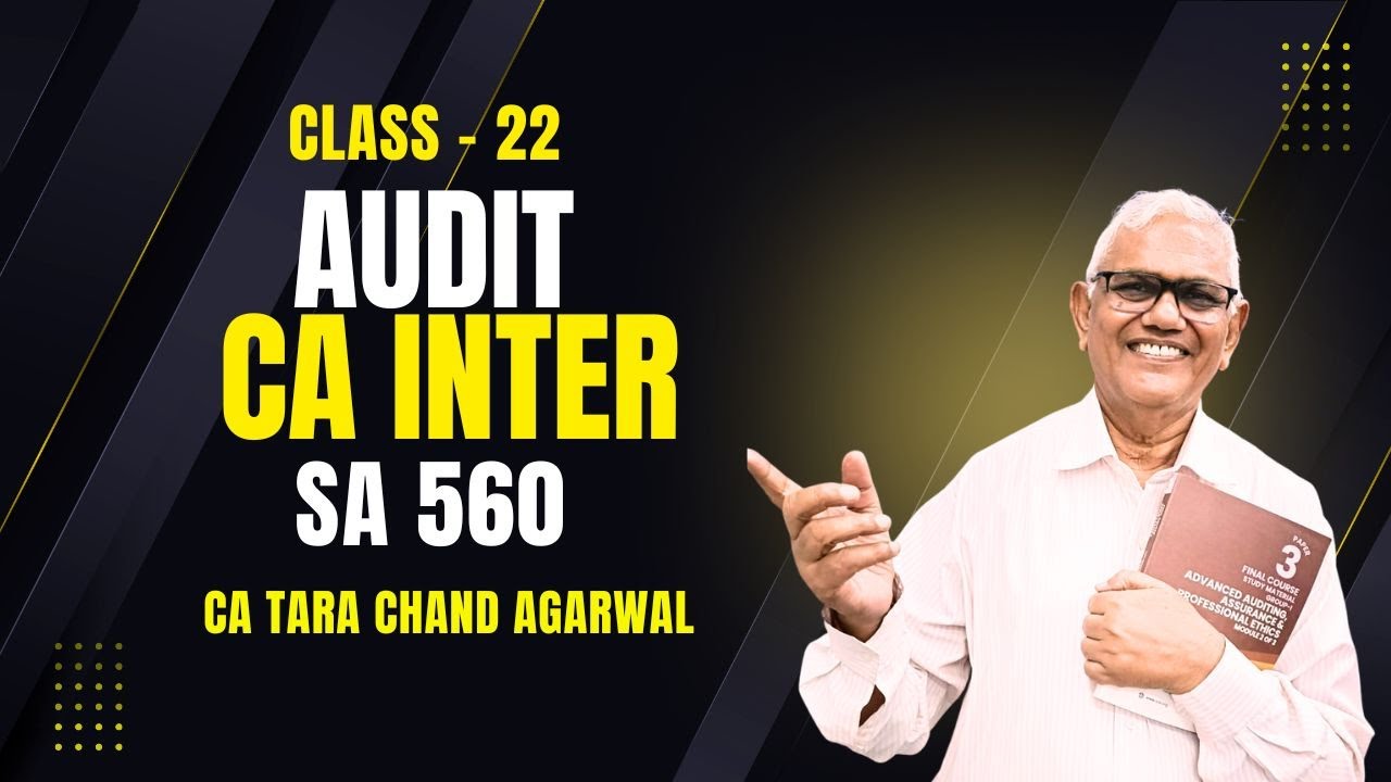 Audit CA Inter Class 22 | SA 560