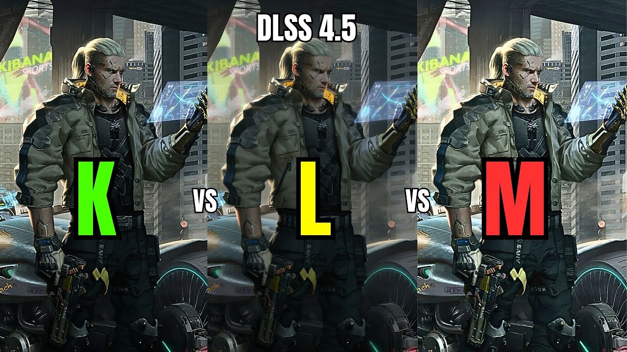DLSS 4.5 Preset K vs L vs M | Image Quality & Performance Comparison