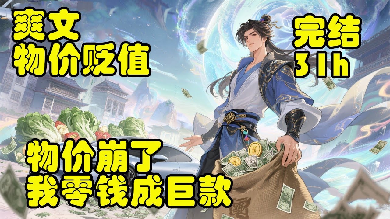 🔥爽文💥【物价崩了：我零钱成巨款】全网都在薅羊毛，许正阳直接躺赢！物价贬值百万倍，豪车学区房白菜价，他280万存款+一麻袋零钱，直接富可敌国！不用奋斗直接登顶人生巅峰！