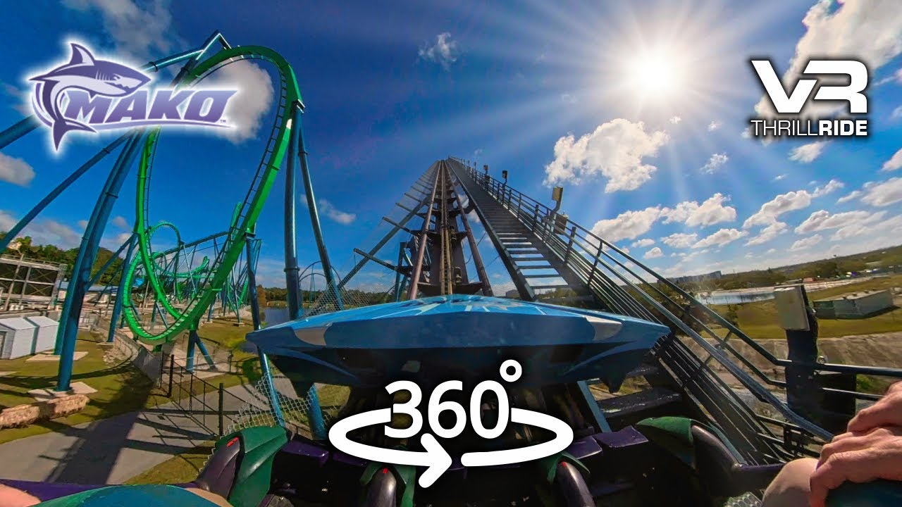 360° MAKO Roller Coaster: A Heart-Pounding Experience from Start to Finish SeaWorld Orlando