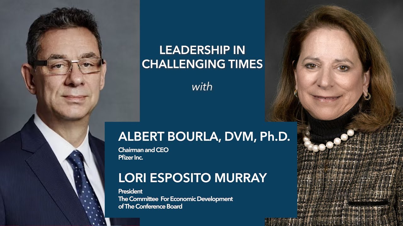 Leadership in Challenging Times: A Conversation with Dr. Albert Bourla, CEO, Pfizer Inc.