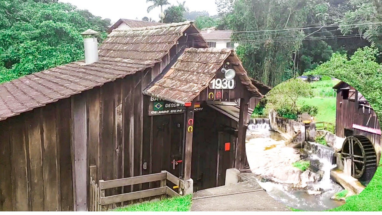 RODA D'ÁGUA QUE GERA #ENERGIA DESDE 1930 EM #BLUMENAU SC