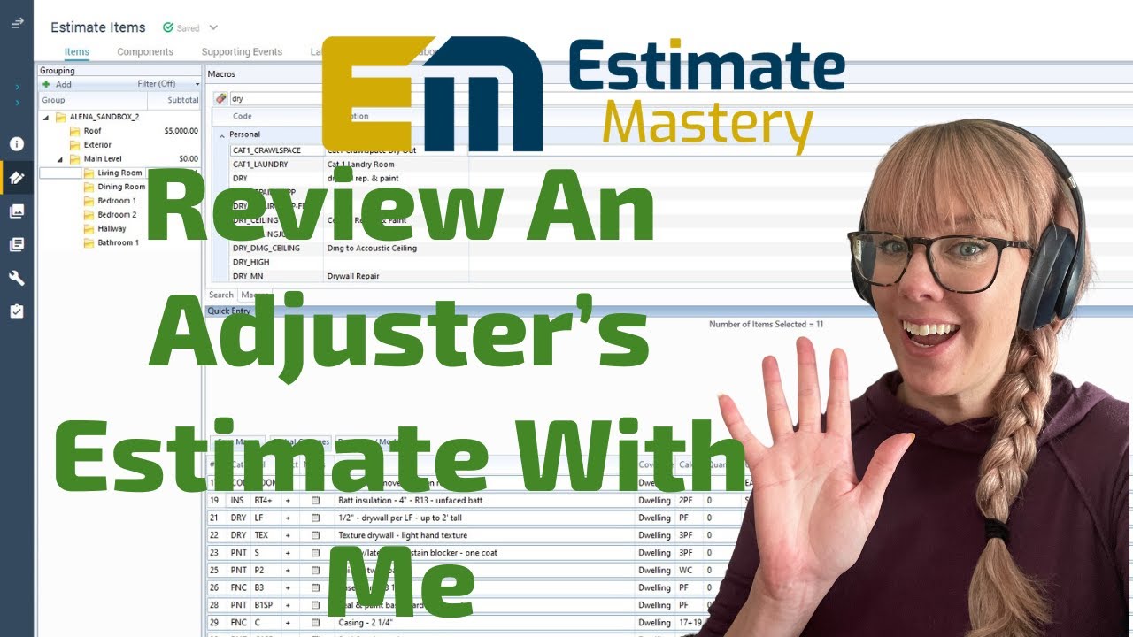 Review An Adjuster’s Estimate With Me