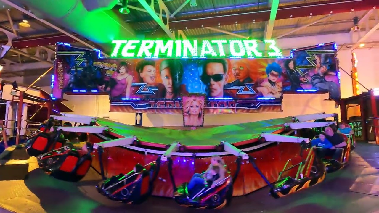 terminator 3 offride Harrogate indoor funfair 2023
