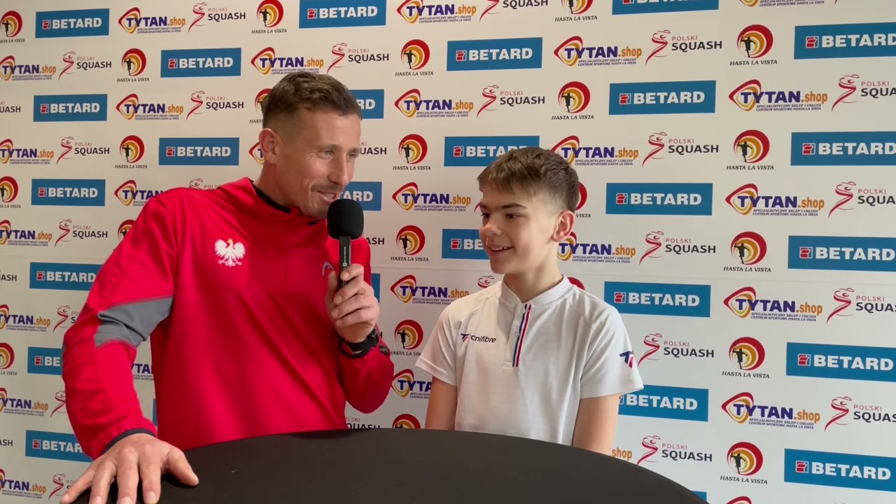 Kacper Stachowiak (wywiad) mistrz Polski BU13 - BETARD Indywidualne Mistrzostwa Polski Junior&oacute;w 2024