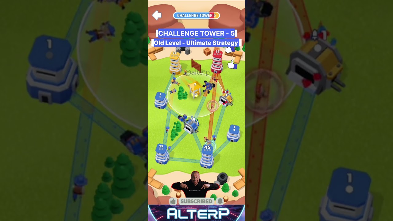 Challenge Tower 5🎯Old🎯| Tower War-Tactical Conquest. Tower War Strategy Guide| Capture Towers Fast