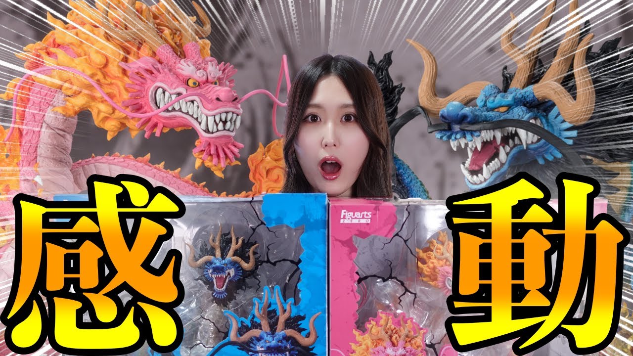 双龍図が揃ったらヤバ過ぎて喉潰れました【ワンピース】【フィギュアーツZERO光月モモの助-双龍図-】【フィギュアーツZERO百獣のカイドウ -双龍図-】