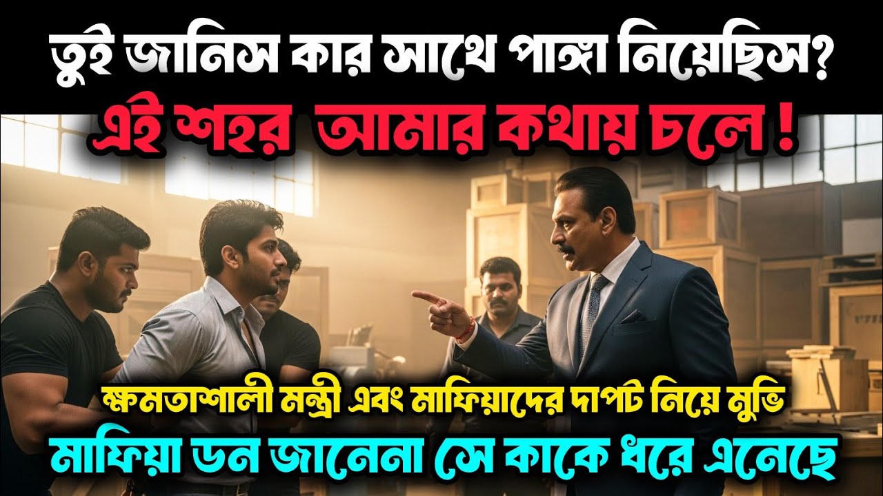 তুই জানিস?এই শহর আমার এবং মন্ত্রীর কথায় চলে! মাফিয়া ডন জানে না সে কাকে ধরে এনেছে|  action movie 