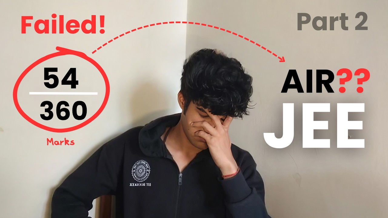 54 Marks to IIT Roorkee | My Honest IIT JEE Story &mdash; Part 2