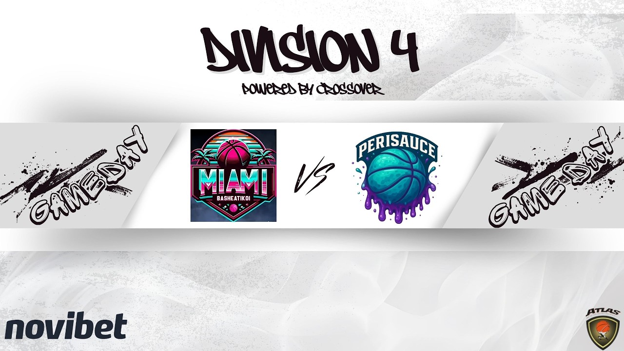 Atlasbasket - Division 4 - 19th Round - MIAMI BASHEATIKOI vs PERISAUCE