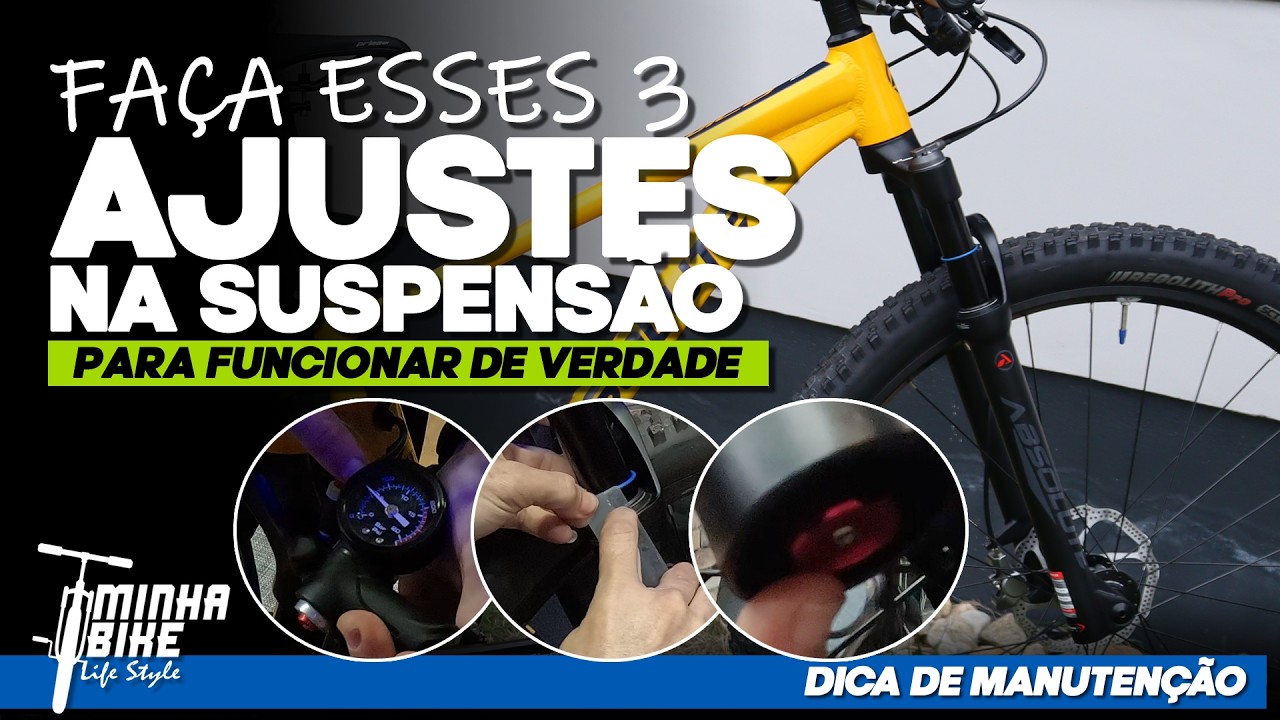 COMO AJUSTAR SUSPENSÃO DA MTB | Aprenda fazer SAG, Calibragem e Rebound - Minha Bike Life Style