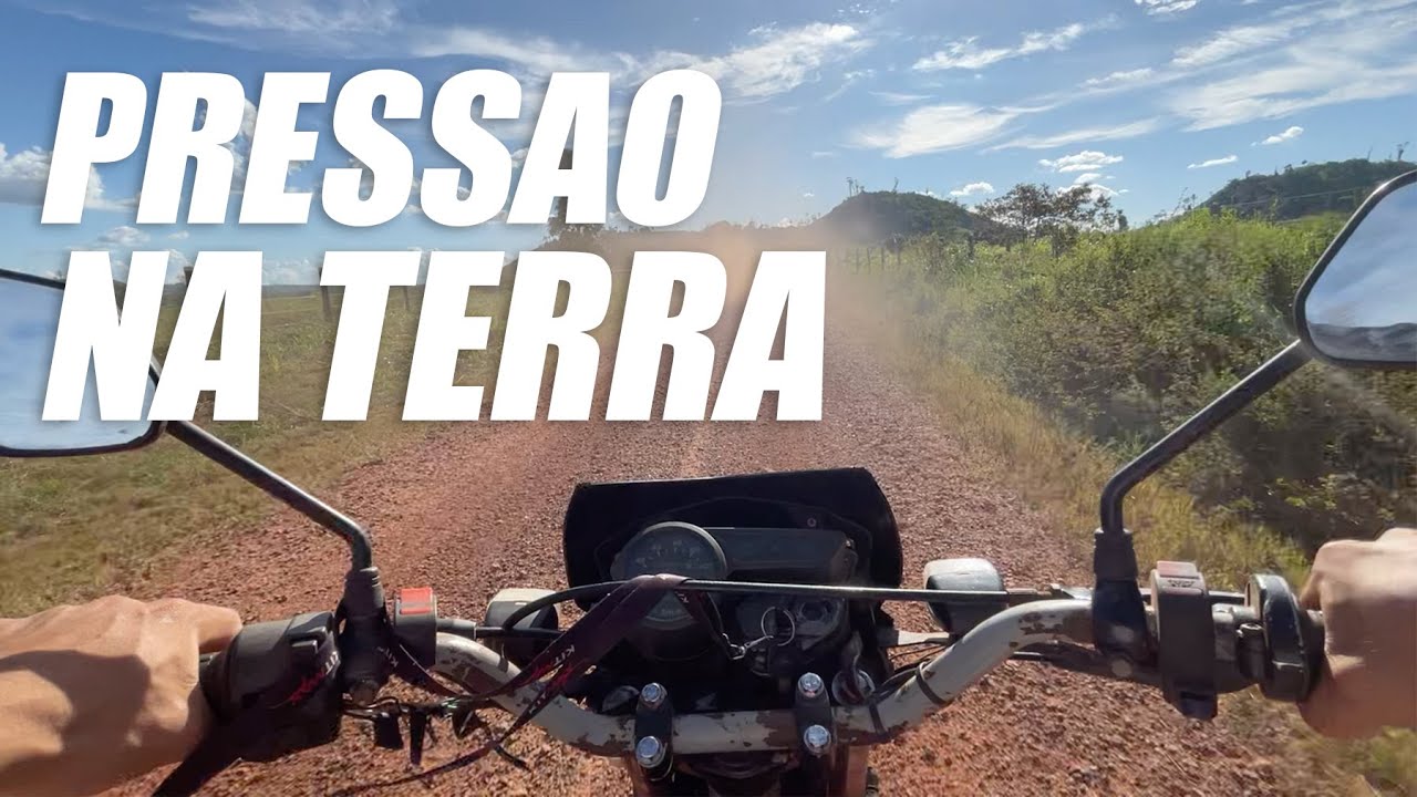 ACELERANDO NA ESTRADA DE TERRA COM A BROS 150