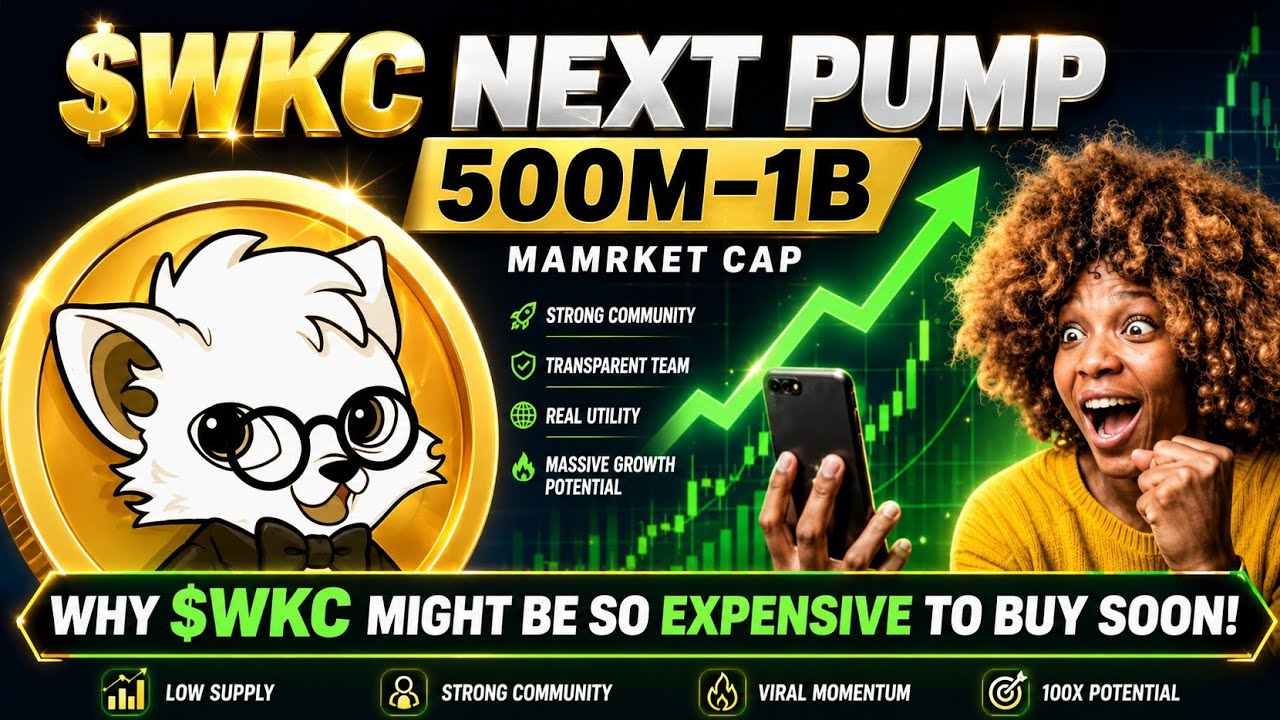 ПОЧЕМУ ВЫ СКОРО НЕ СМОЖЕТЕ КУПИТЬ $WKC! СЛЕДУЮЩИЙ РОСТ ДО 500 МЛН И 1 МЛР АКЦИЙ