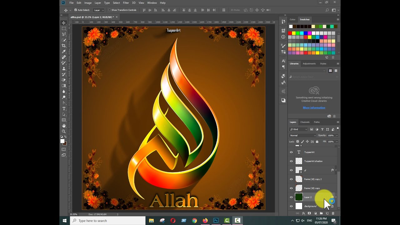 Islamic design tutorial pro Graphic Photoshop