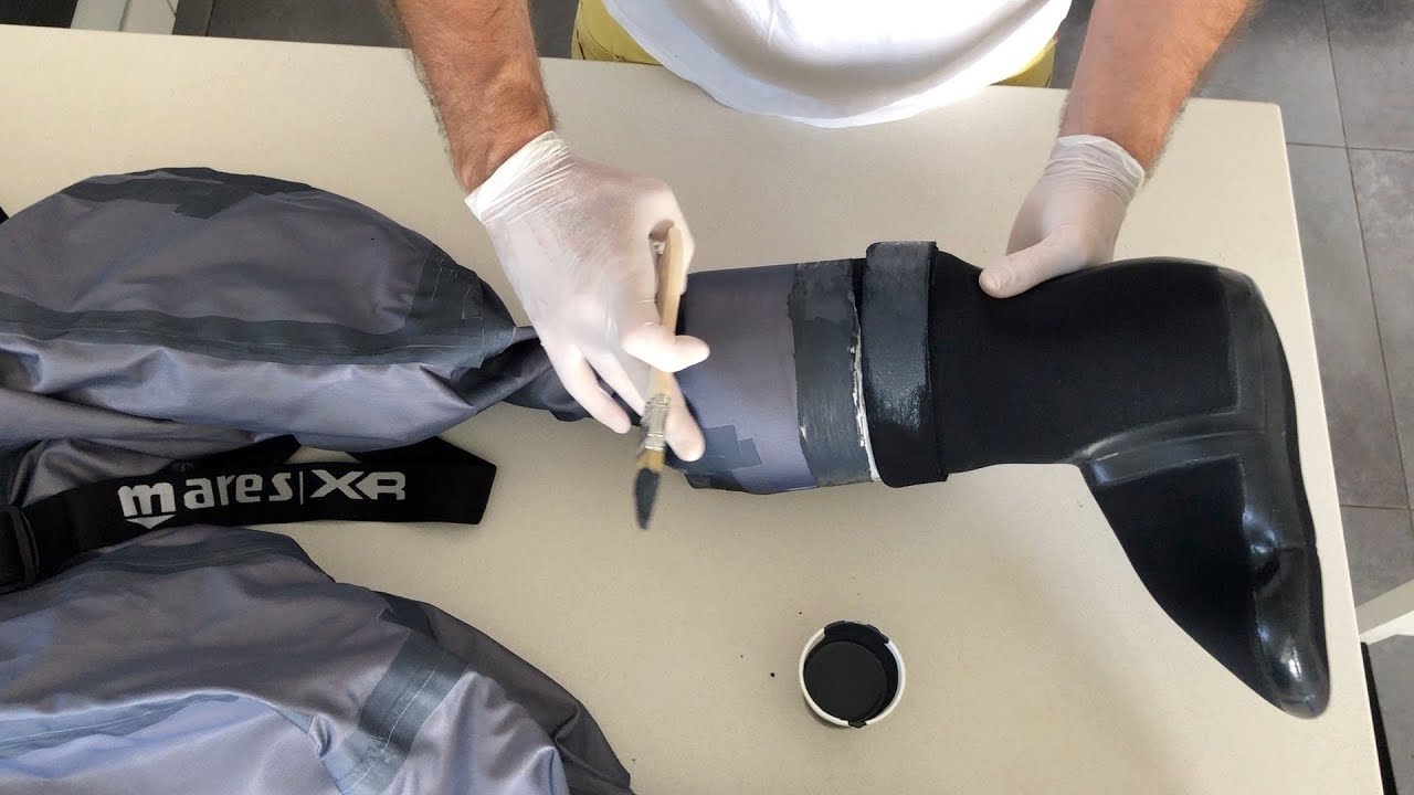 Installing Neoprene Socks or Booties to the Drysuit