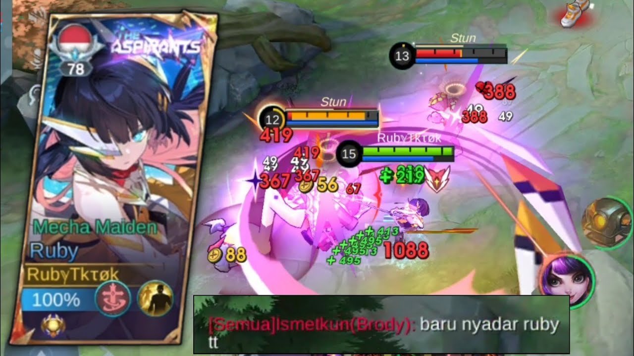 Ketika Musuh Kaget Lihat Damage Ruby | Build Terbaik Ruby Yang Pernah Ada