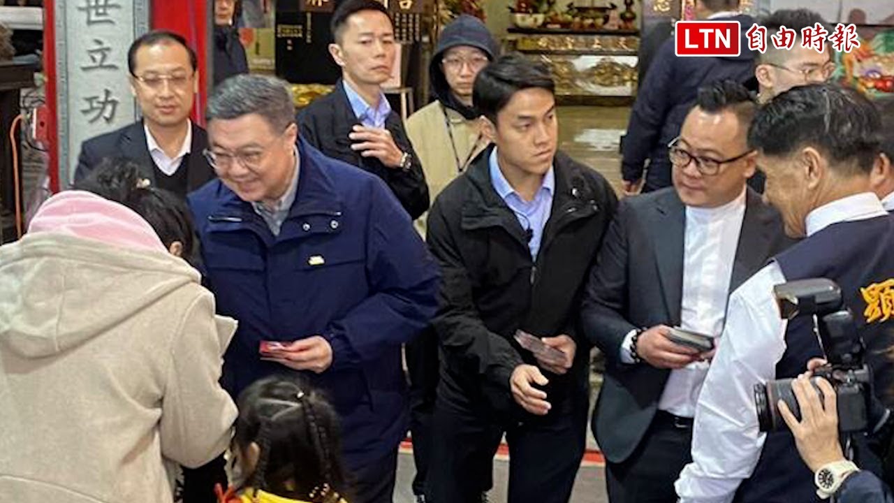 行政院長卓榮泰基隆天顯宮參拜 祝福童子瑋成為「持家的市長」