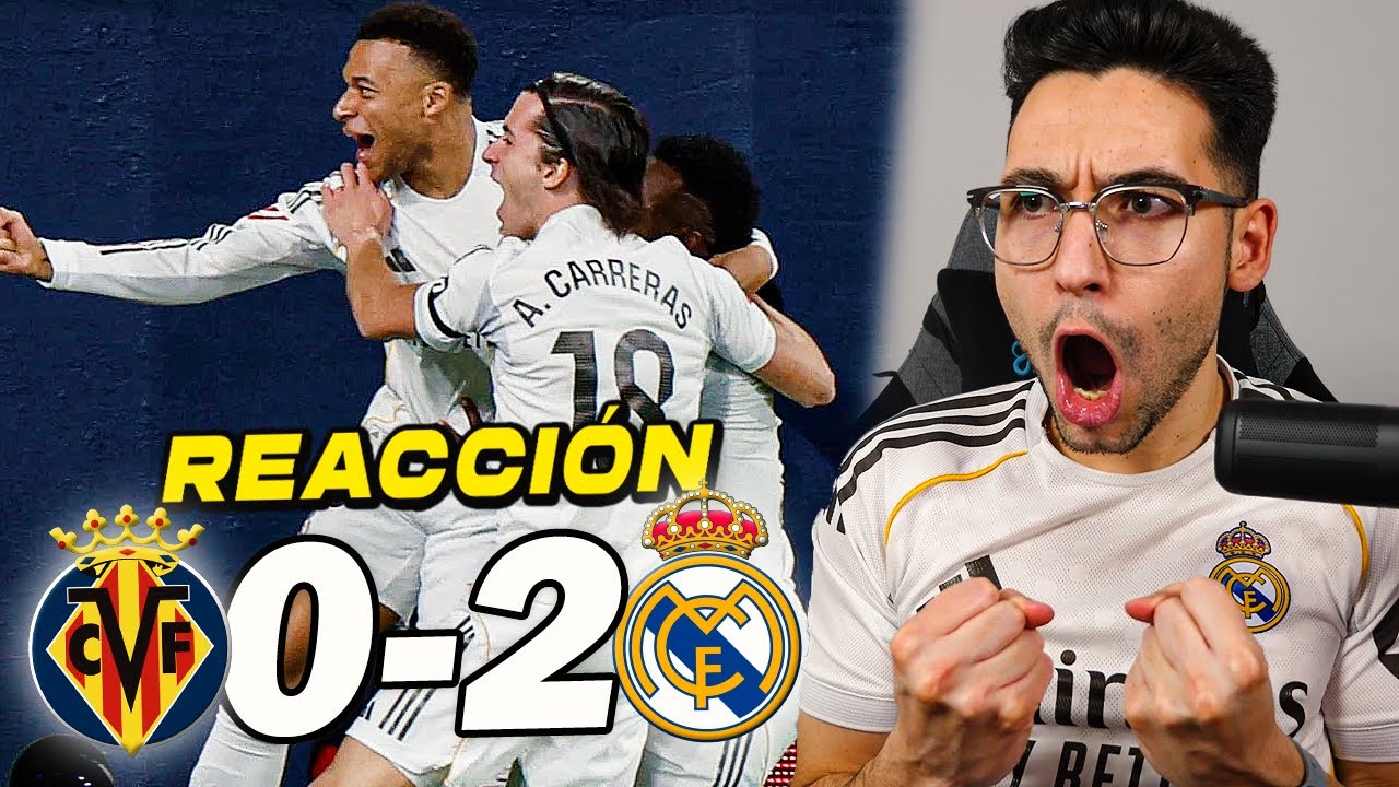 REACCIONES DE UN HINCHA al Villarreal vs Real Madrid 0-2 *DORMIMOS LÍDERES* | ByDiegoX10