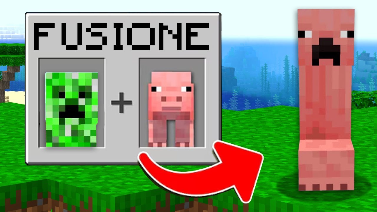 COSA SUCCEDE SE UNISCO I MOB DI MINECRAFT??
