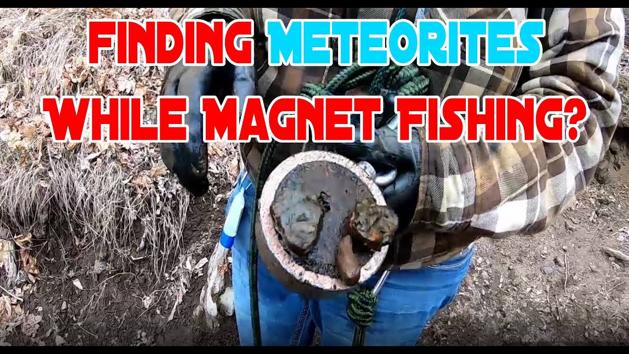 Magnet Fishing with my treasure family! Did we find meteorites?