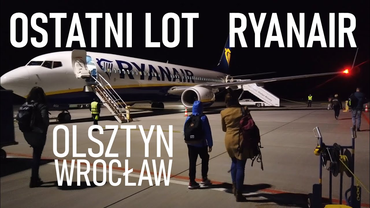 Ostatni lot z Olsztyna (SZY) do Wrocławia (WRO) | Trip report | Ryanair