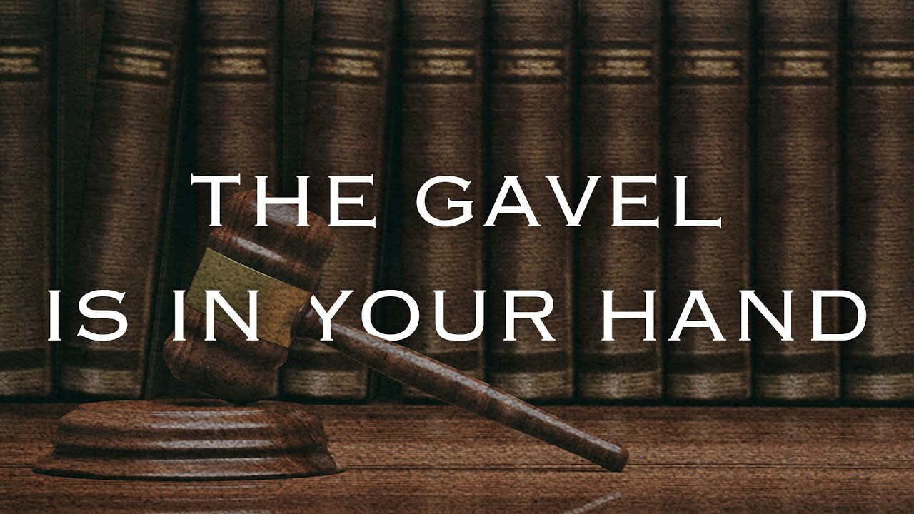 The Gavel Is In Your Hand - Rev. Taylor Fish - November 27, 2022 Sunday PM