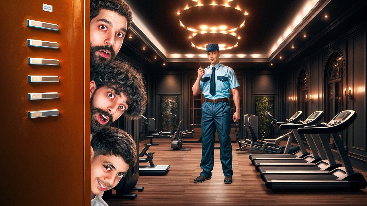 شب توی لاکچری ترین باشگاه ایران قایم شدیم 🤣💪