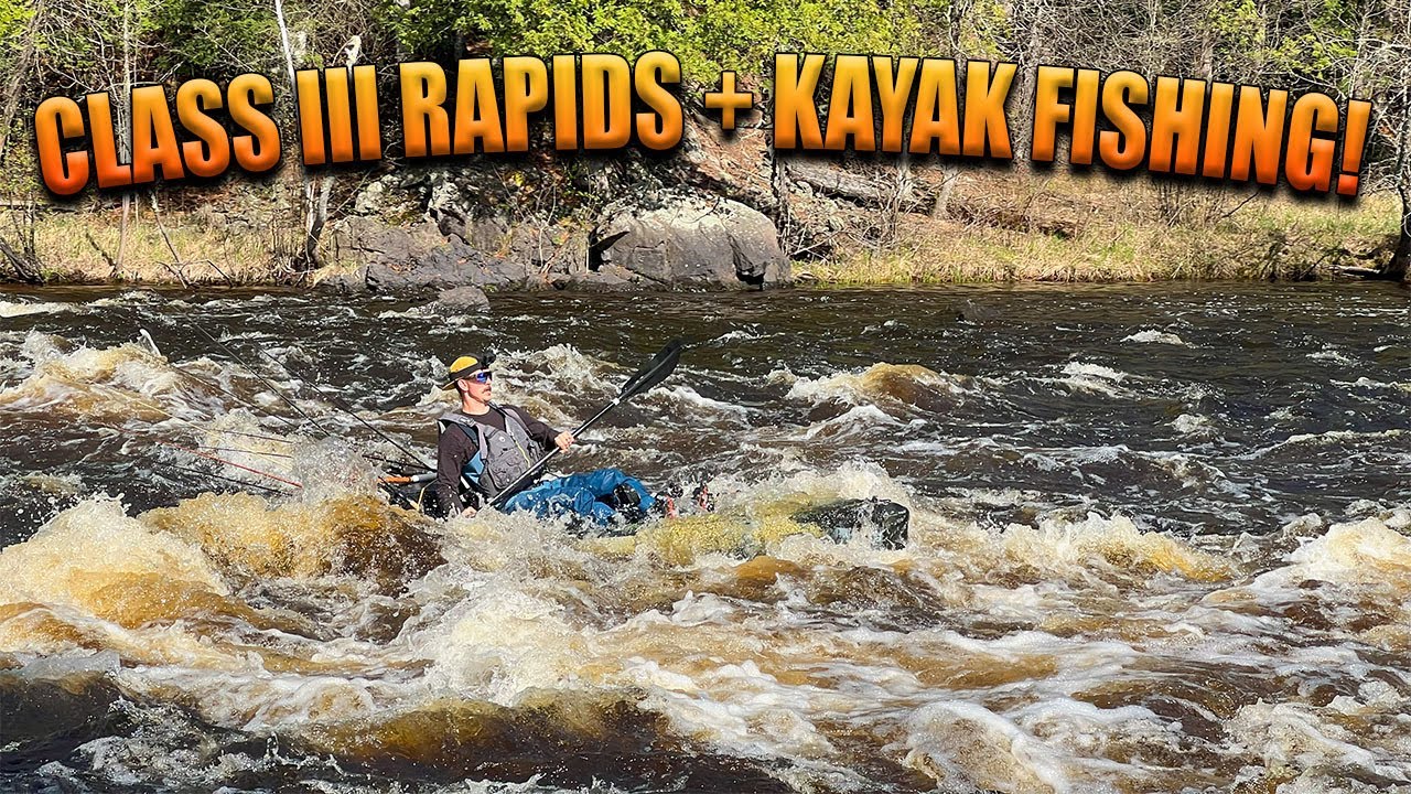 🔥 Kayak Fishing the Menominee River &ndash; Class III Rapids & Smallmouth Bass!
