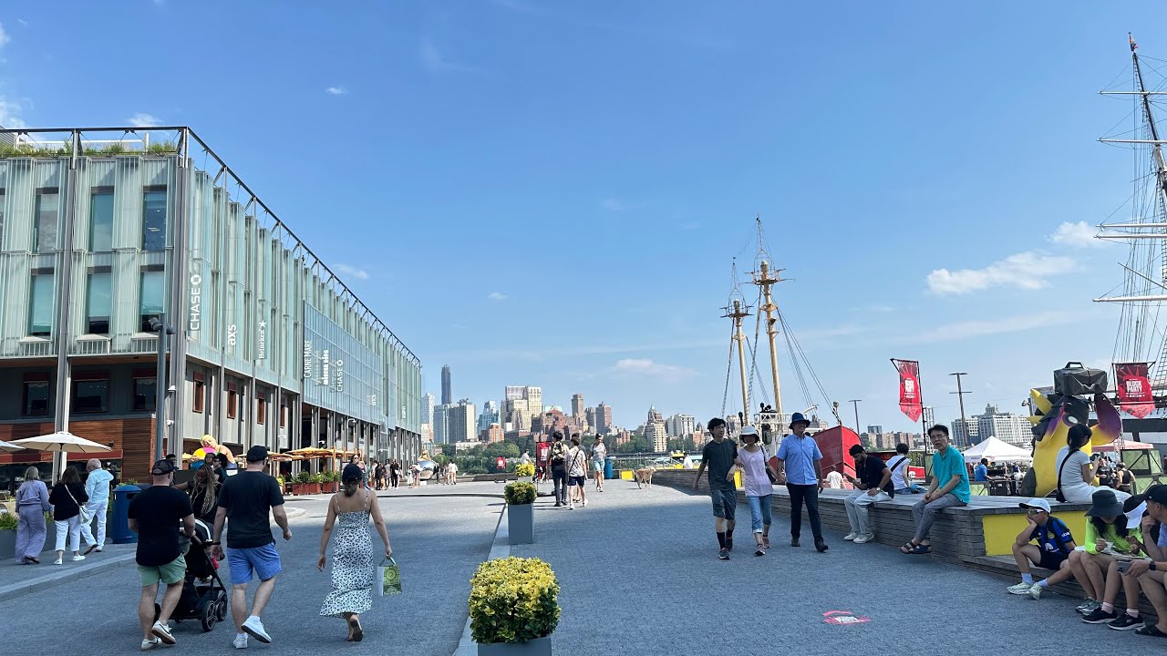 Beautiful Waterfront at THE SEAPORT Lower Manhattan NYC