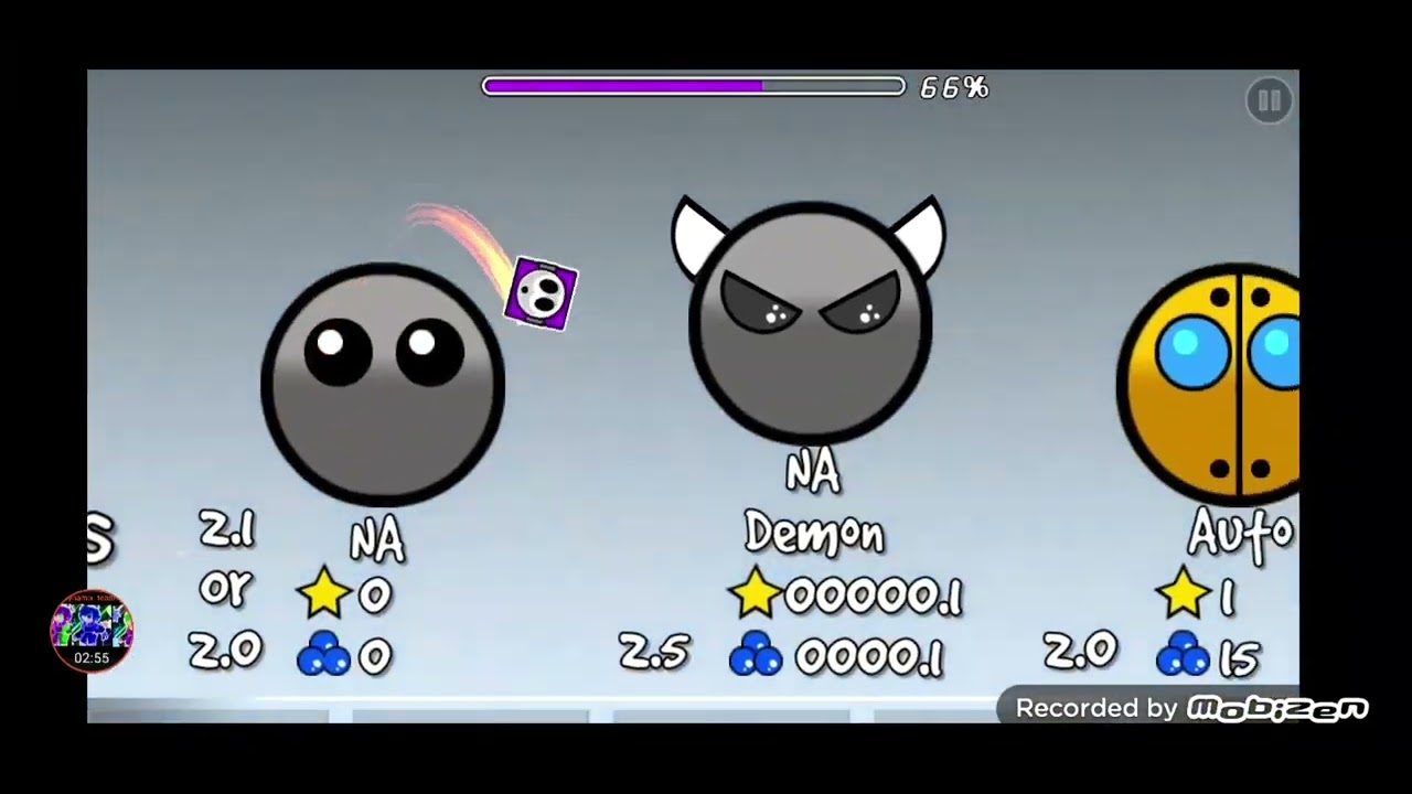 Geometry dash difficulty faces