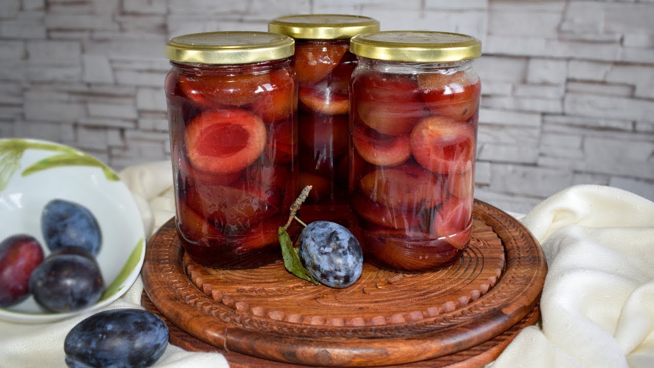 Kompot od &scaron;ljiva bez konzervansa, najjednostavnija priprema