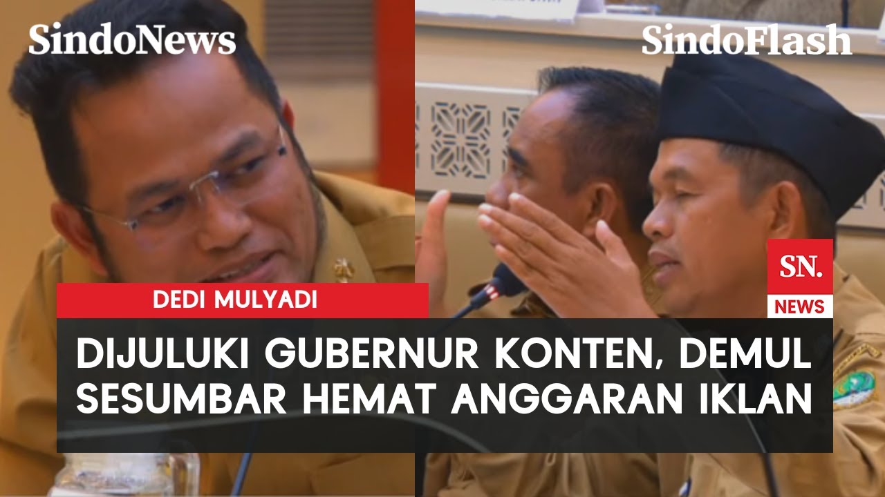 Disebut Gubernur Konten di Depan DPR, Dedi Mulyadi: Turunkan Belanja Iklan Jadi Rp3 M | Sindo Flash