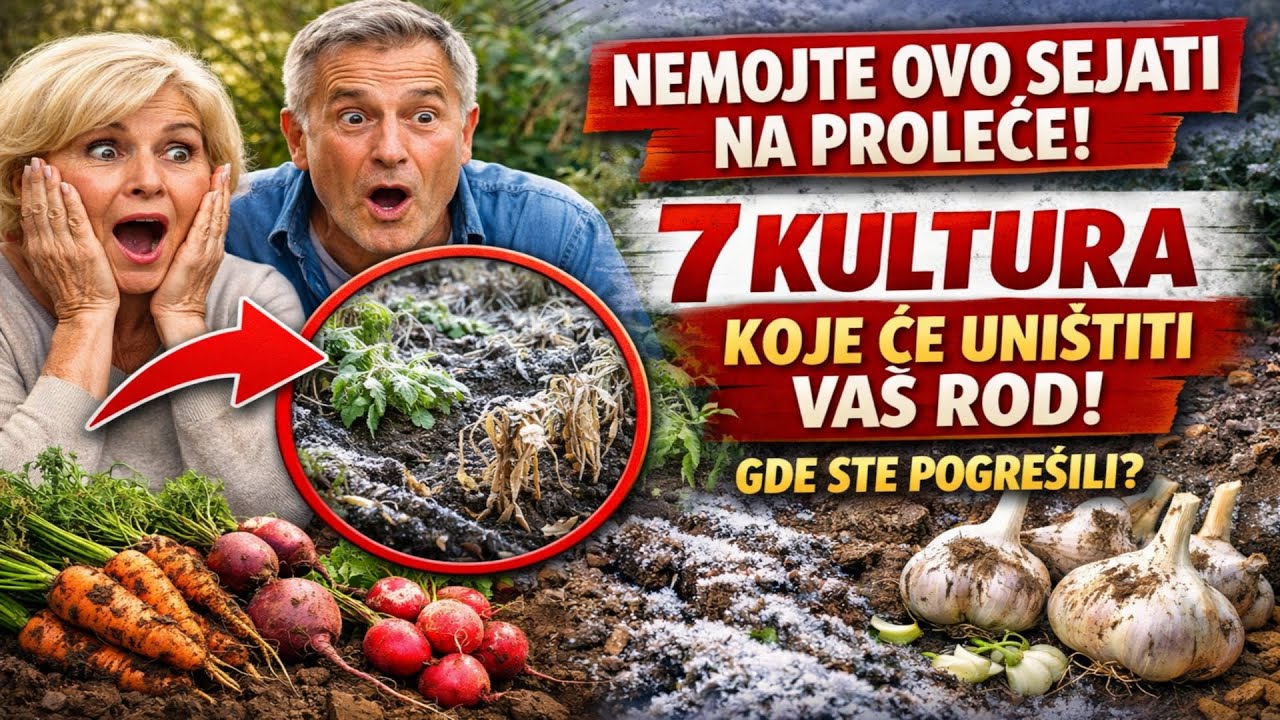 NEMOJTE OVO SEJATI NA PROLEĆE!