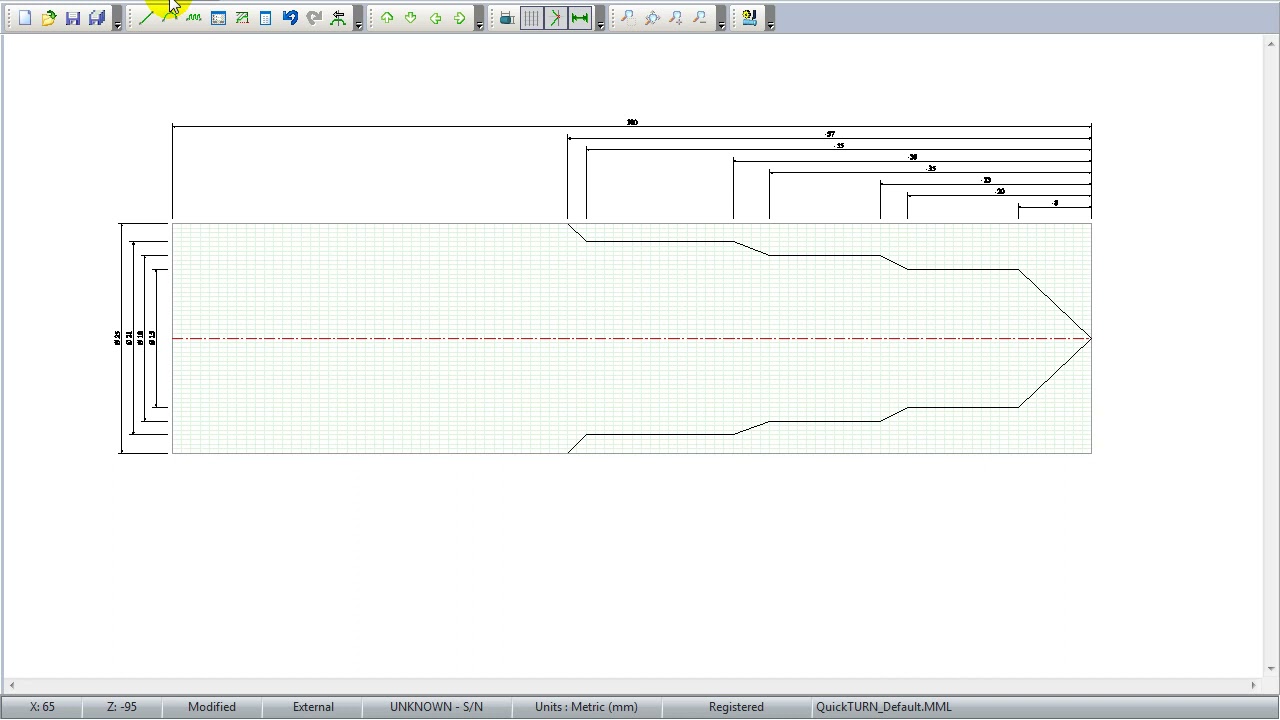 Denford Lathe Tutorial   Quickturn 2D software